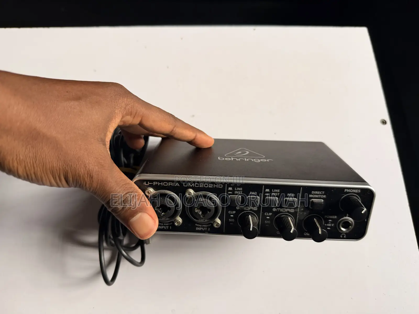 Behringer Umc202hd 2x2 Desktop Usb Audio Interface