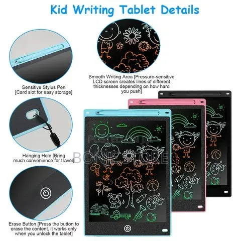 10 Inch LCD Writing Tablet| Colorful Digital Drawing Pad for Kids