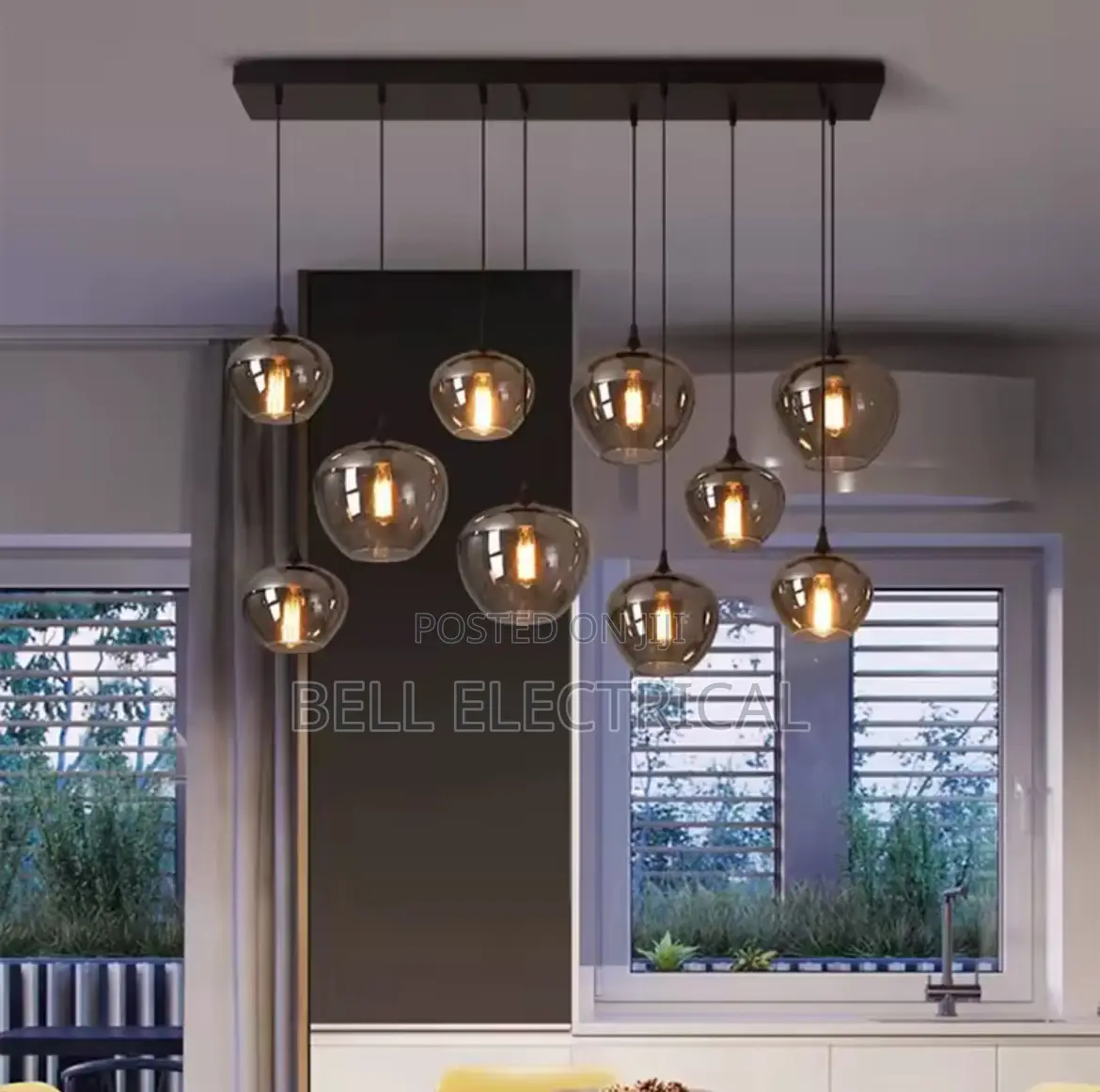 10 Glass New Led Glass Pendant Lamp