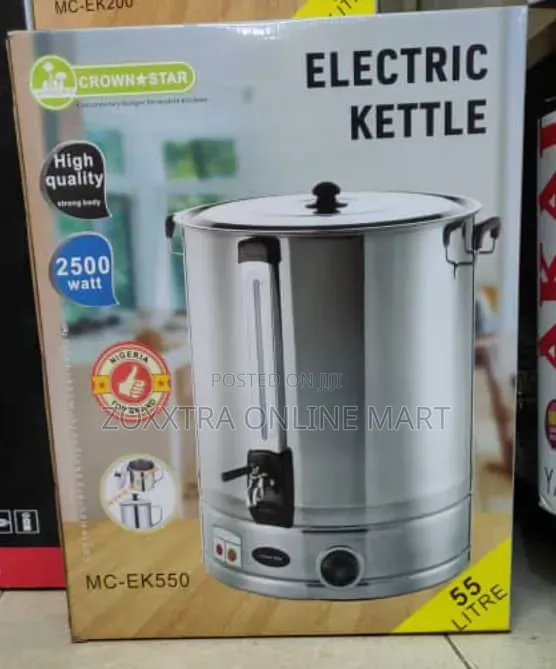 55l Crown Star (Master Chef) Electric Kettle
