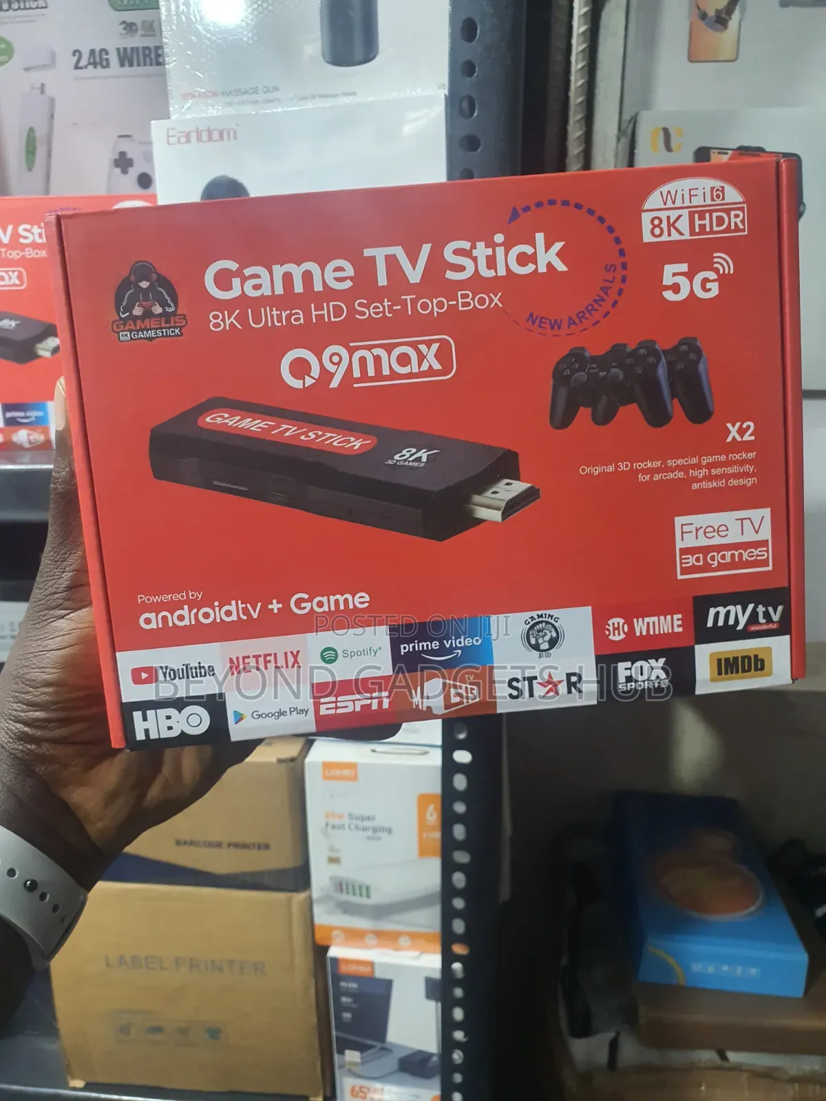 The Q9 Max Game TV Stick