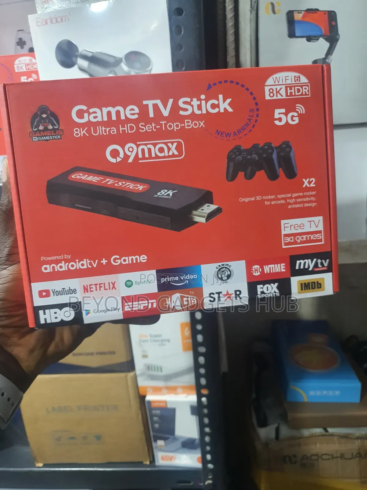 The Q9 Max Game TV Stick