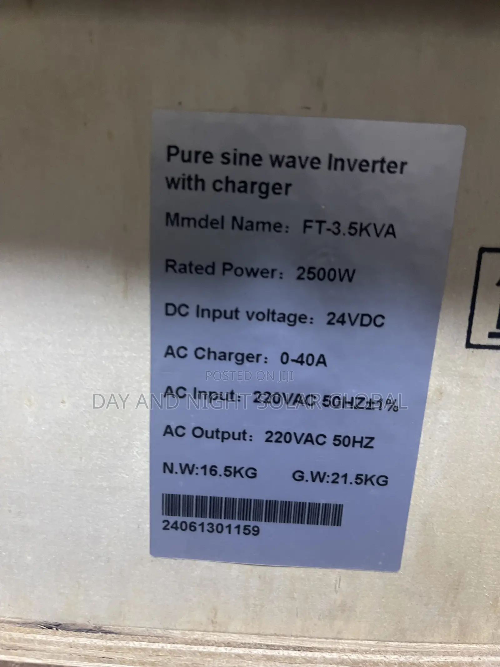 3.5kva 24v Transformer Base Diamond Solar Inverter