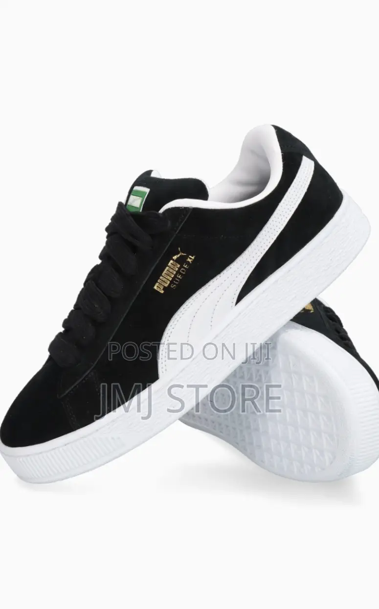 High Quality Puma Suede Xl Black Sneakers Available in Store