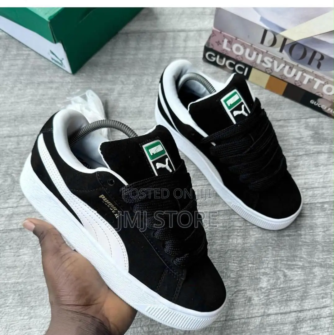 High Quality Puma Suede Xl Black Sneakers Available in Store