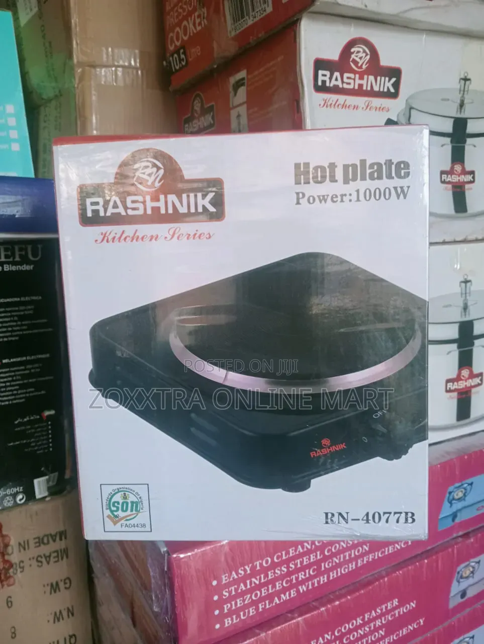 Rashnik Single Hot Plate 1000w