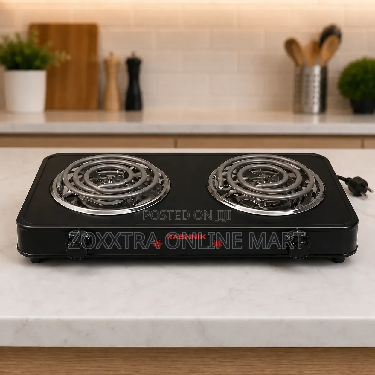 Rashnik Ring Double Hot Plate 2000w (Rn-4078b)