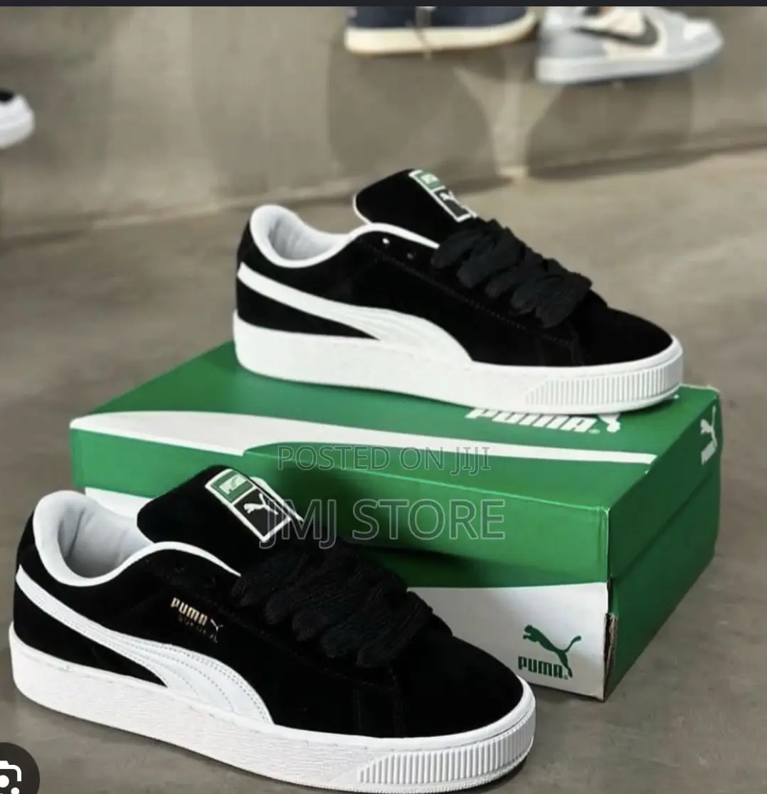 High Quality Puma Suede Xl Black Sneakers Available in Store
