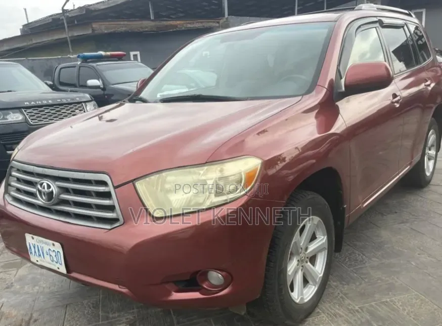 Toyota Highlander 2008 Red