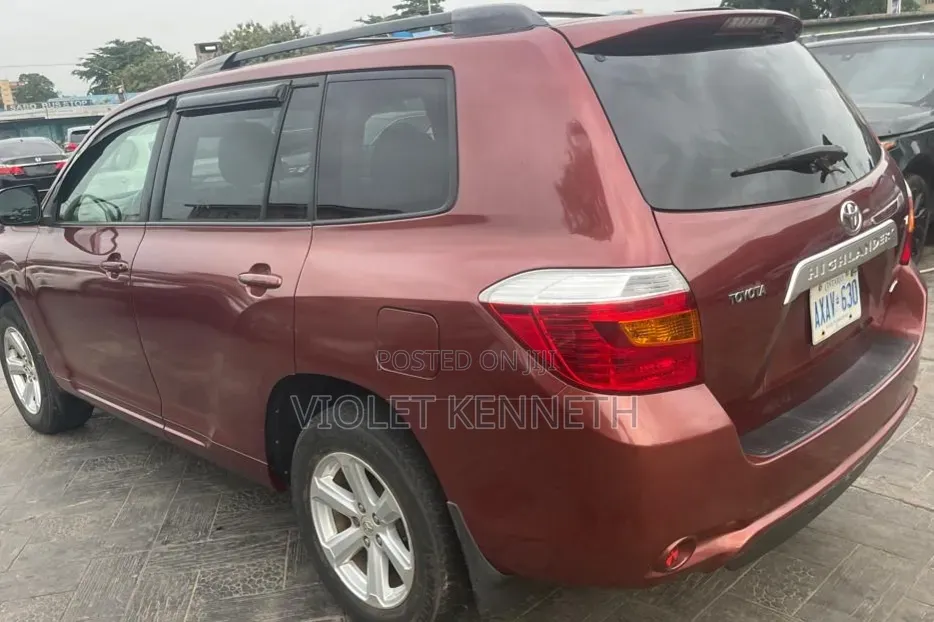 Toyota Highlander 2008 Red