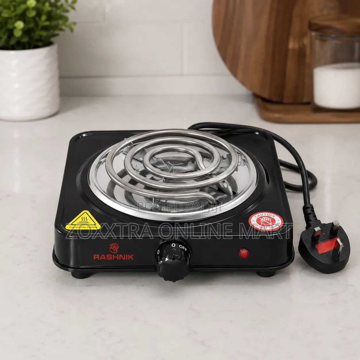 Rashnik Single Hot Plate Ring 1000w (Rn-4076b).