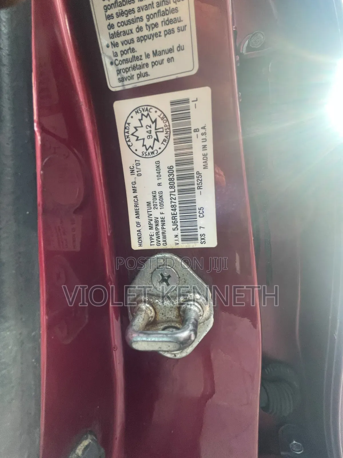 Honda CR-V 2007 Red