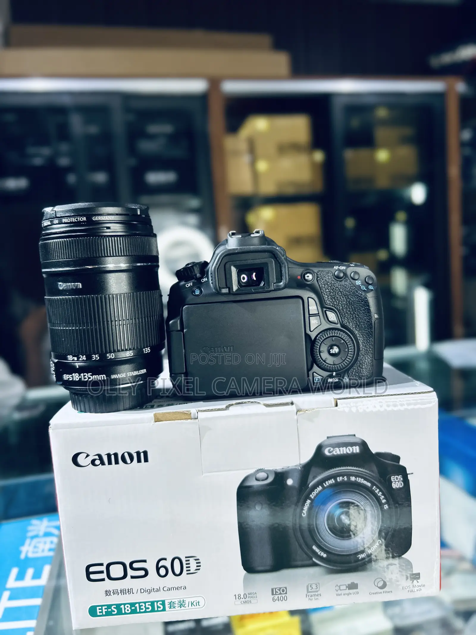 Canon 60d With 18-135 Image Stabilizer Lens