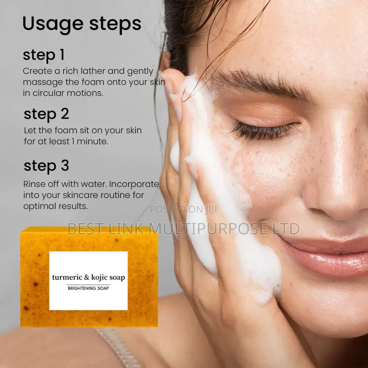 Tumeric and Kojic Acid Soap (Bulk Only)