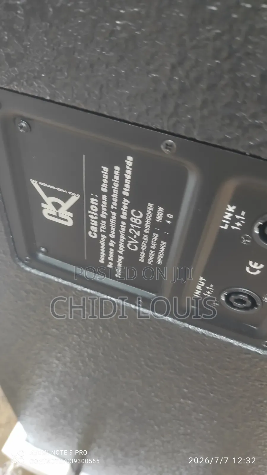 Cv-218c Cvr Subwoofer