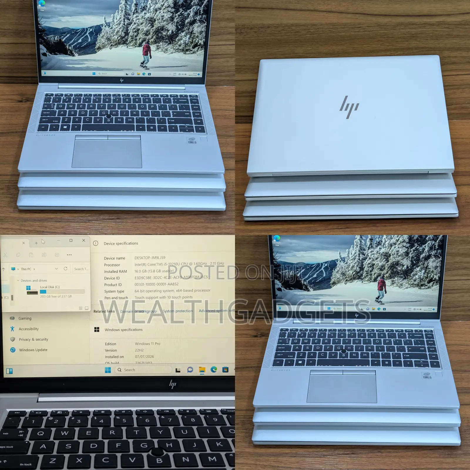 Laptop HP EliteBook 840 G7 16GB Intel Core i5 SSD 256GB