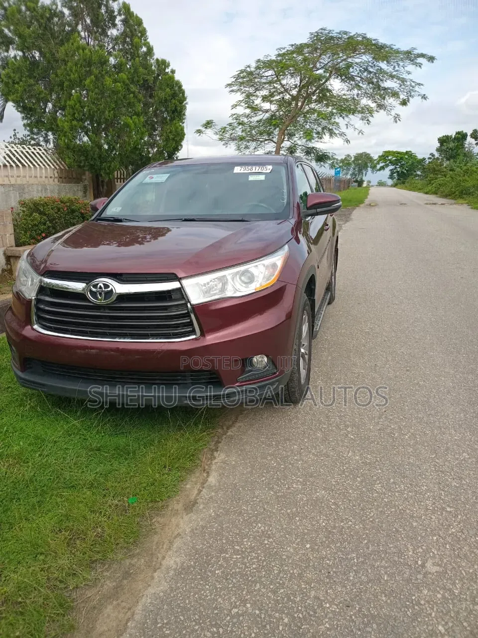 Toyota Highlander LE 4dr SUV AWD (3.5L 6cyl 6A) 2015 Burgundy