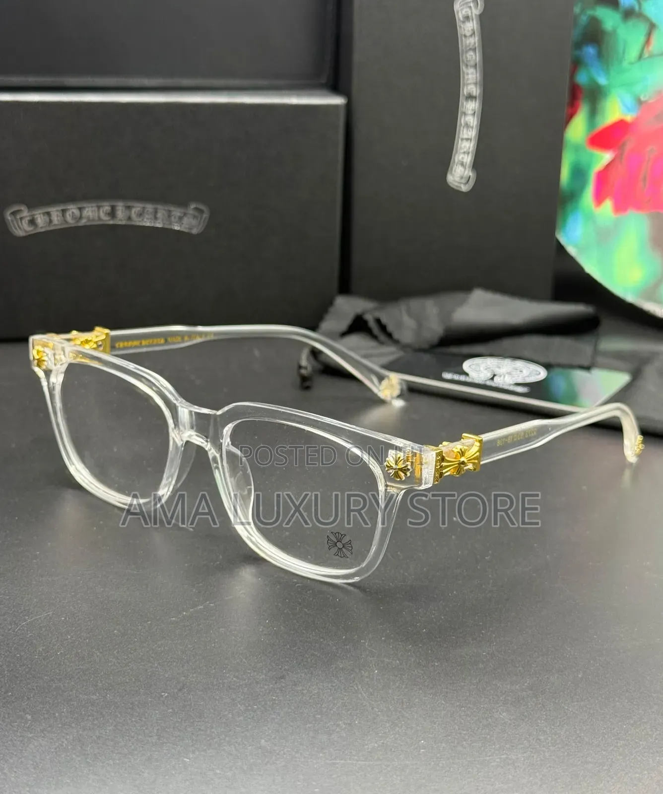 Chrome Heart Luxury Designer Glasses–Trendy, Stylish Premium Quality