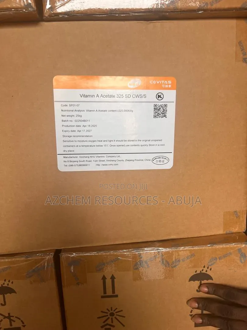 Vitamin a Palmitate 250 CWS/S – Food Pharma Grade 1kg