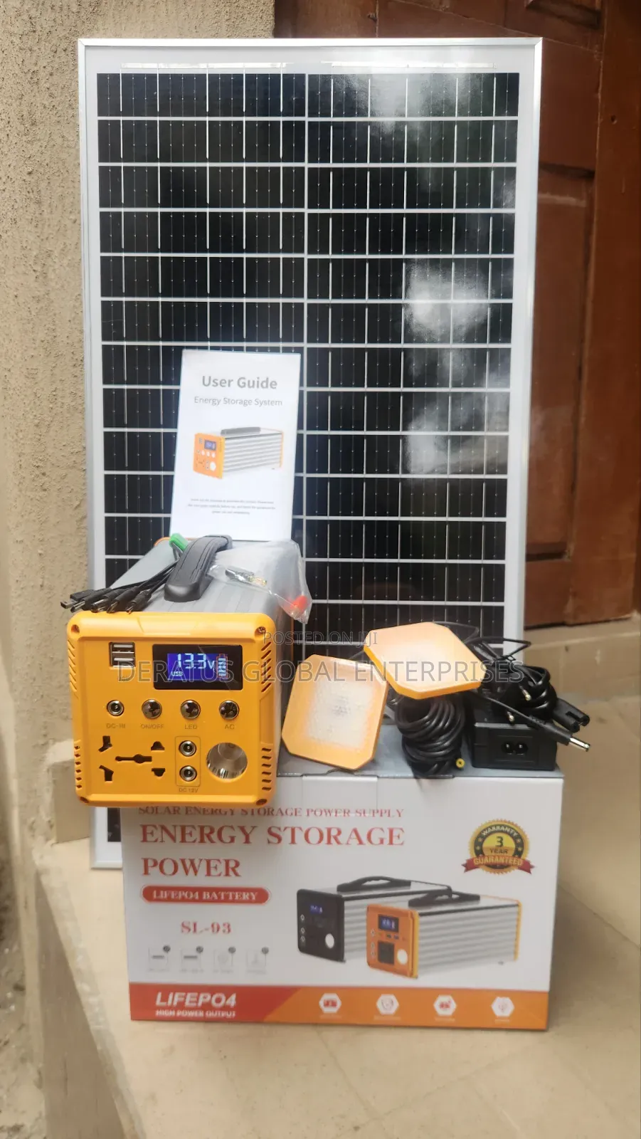 300watts Solar Generator With Panel and Bulbs