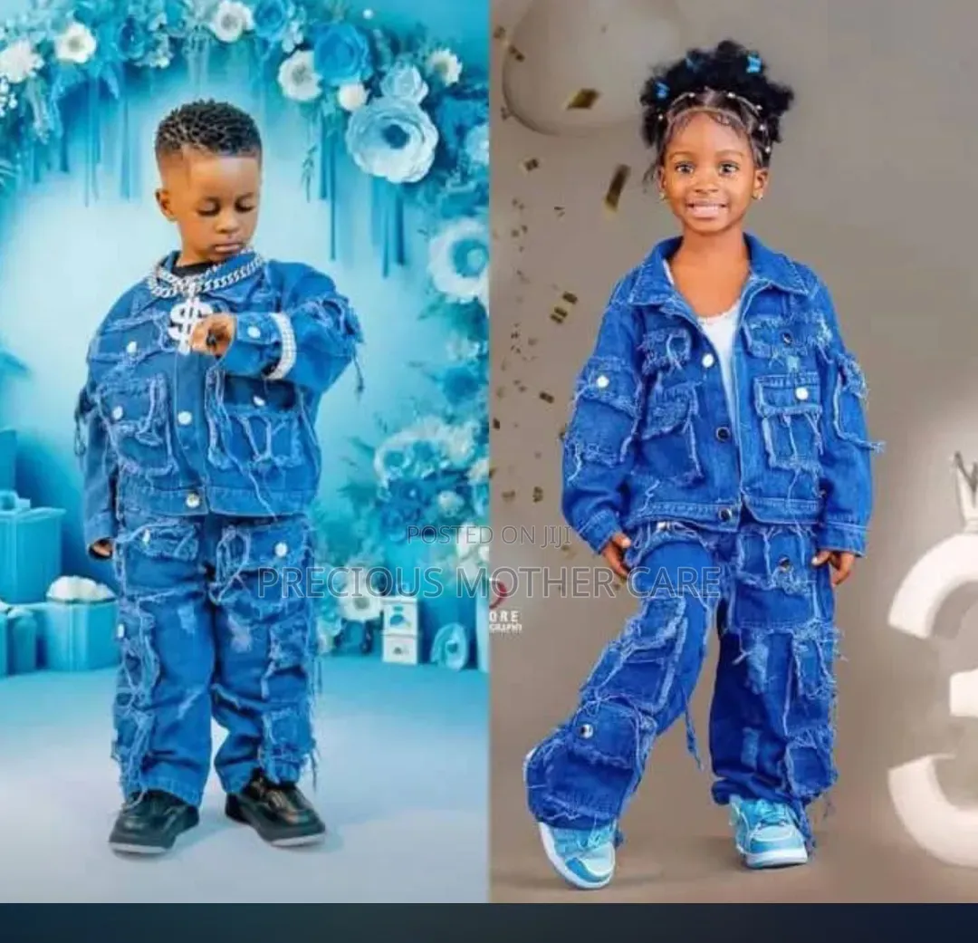 Quality Children Jean Jacket and Trouser 2 Pics