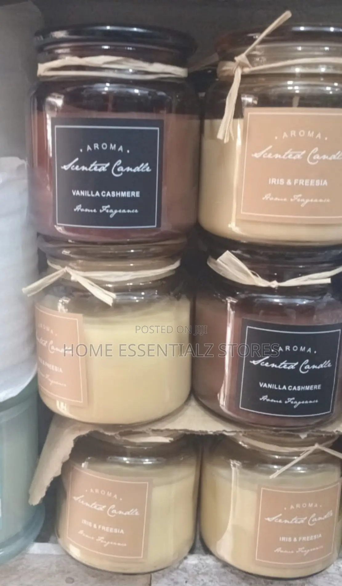 Luxury Scented Candle Jar - Large Aromatherapy Fragrance Candle