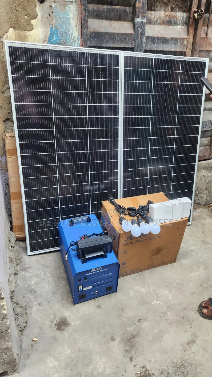 All in One Portable JCNS 1800w Solar Generator,3pcs 180w Panel