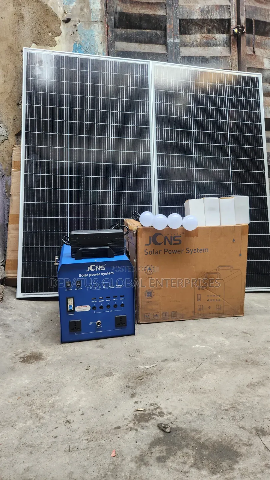 All in One Portable JCNS 1800w Solar Generator,3pcs 180w Panel