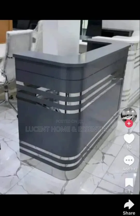 Modern Luxury Reception Desk / Front Office Counter Brand New