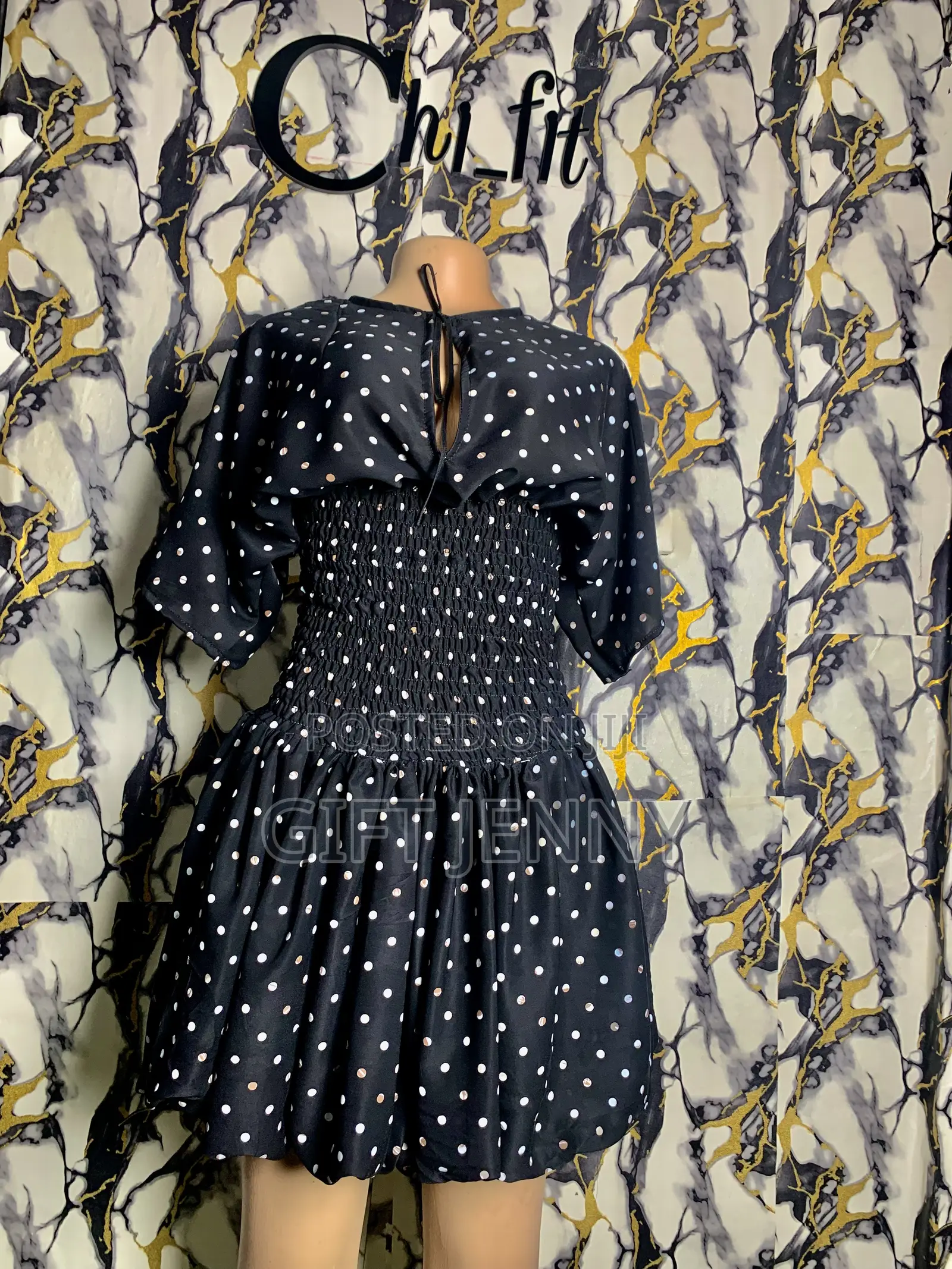 A Mini Smoky Dress Fits All Size