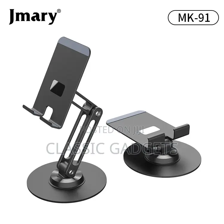 Jmary Mk-91 Adjustable 360 Degree Desktop Holder for Tablets / Phones