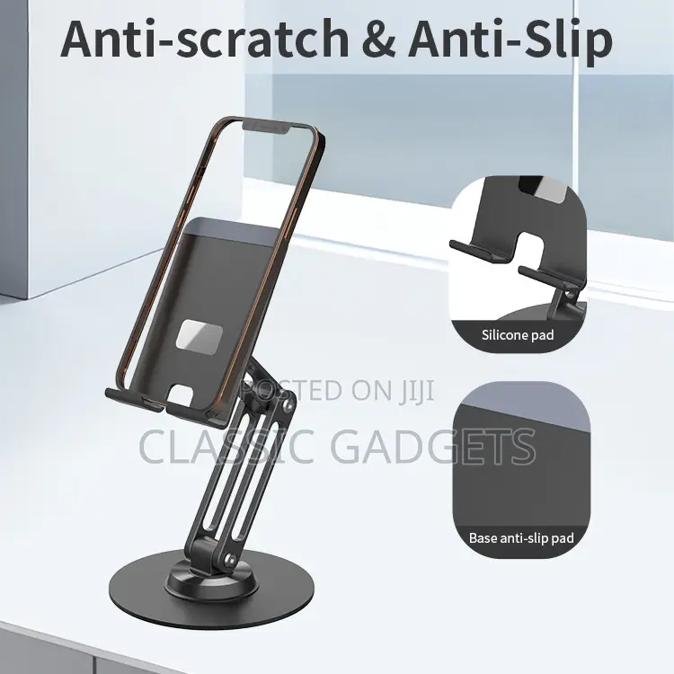 Jmary Mk-91 Adjustable 360 Degree Desktop Holder for Tablets / Phones