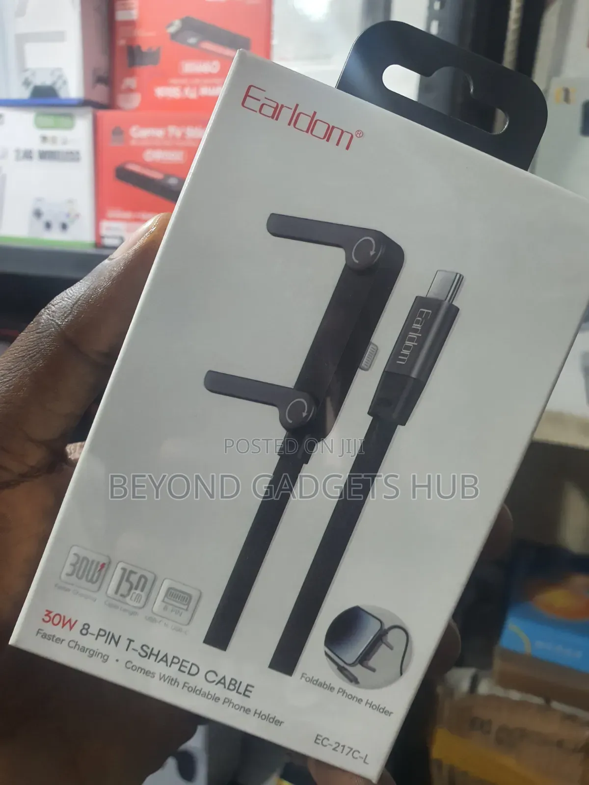 The Earldom Ec-217c-L 30w T-Shaped Charging Cable