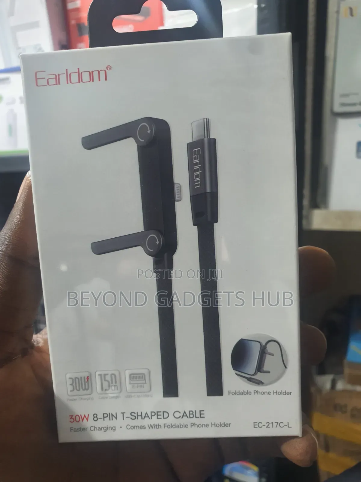 The Earldom Ec-217c-L 30w T-Shaped Charging Cable