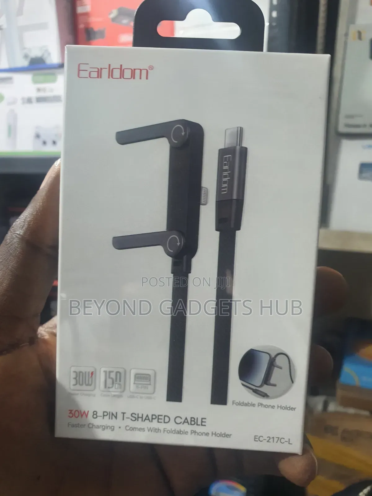 The Earldom Ec-217c-L 30w T-Shaped Charging Cable