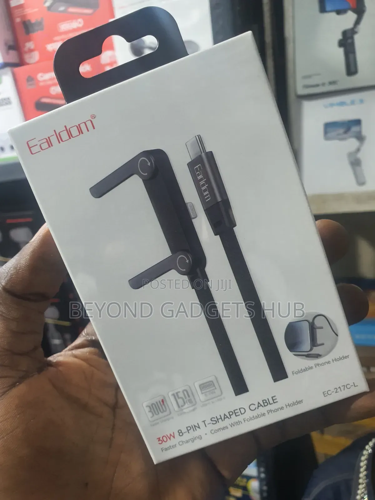 The Earldom Ec-217c-L 30w T-Shaped Charging Cable