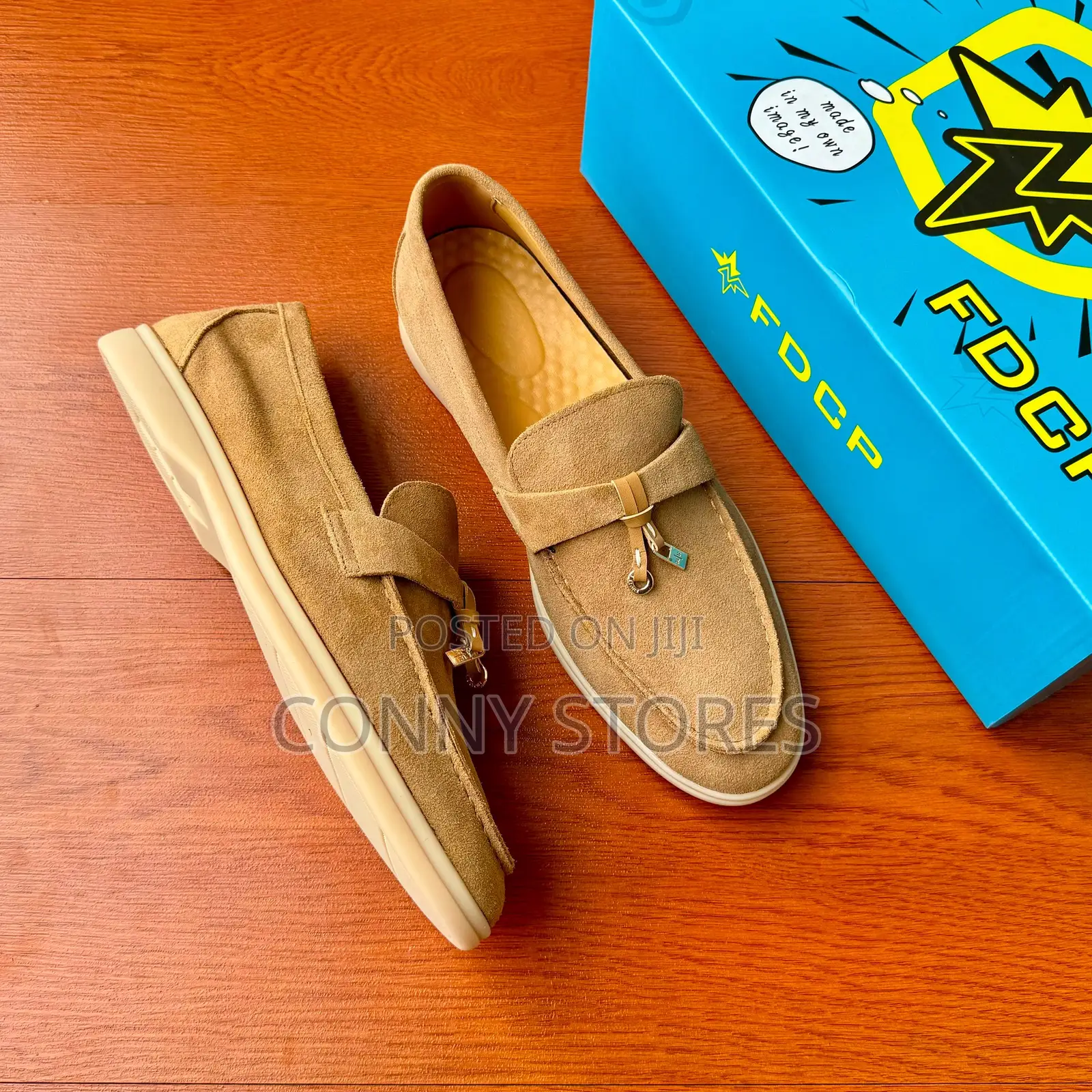 Summer Walk Suede Charms Loafer “Brown” Now Available in Store