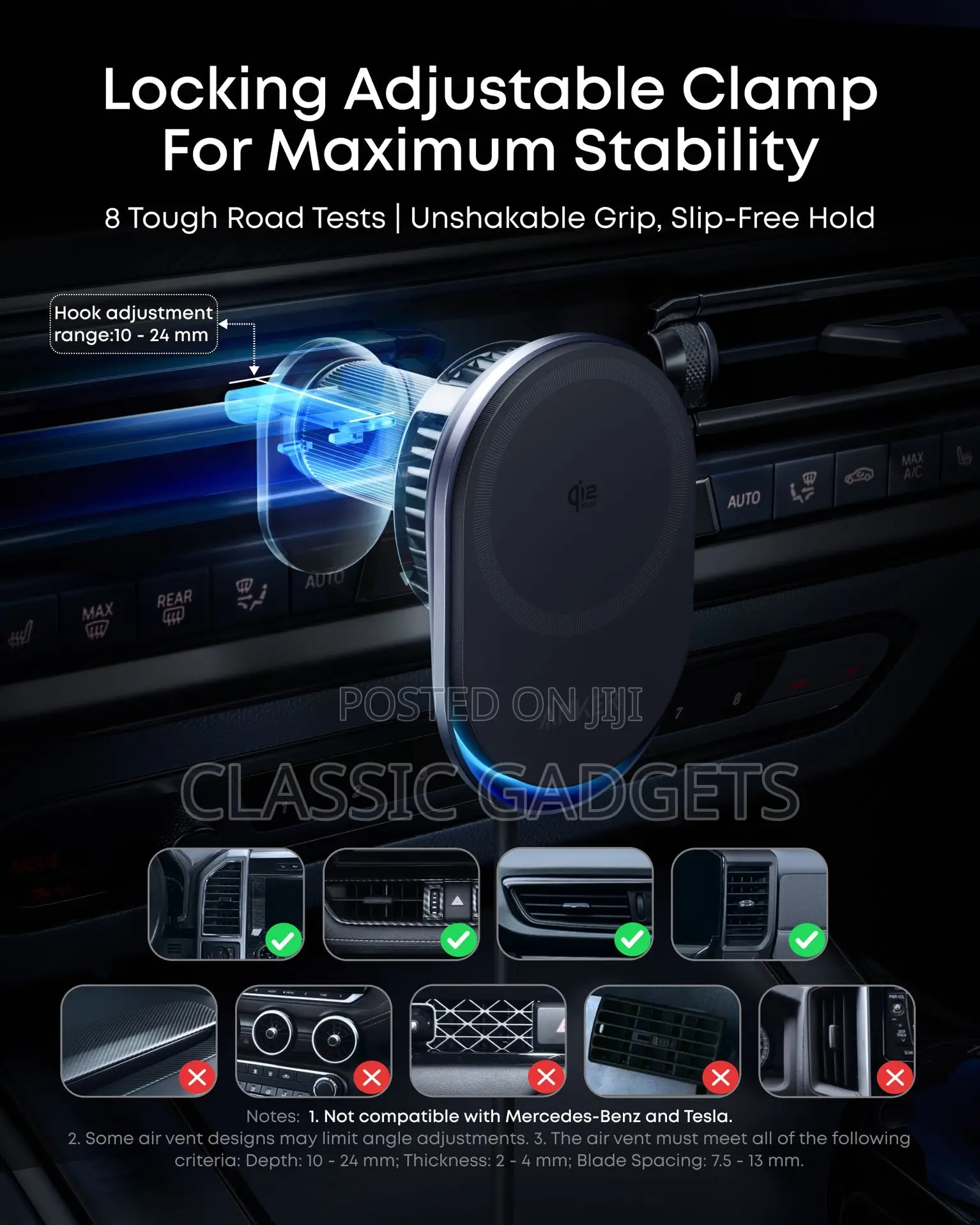Anker Prime 25w Maggo, Aircool, Pad Wireless Car Charger