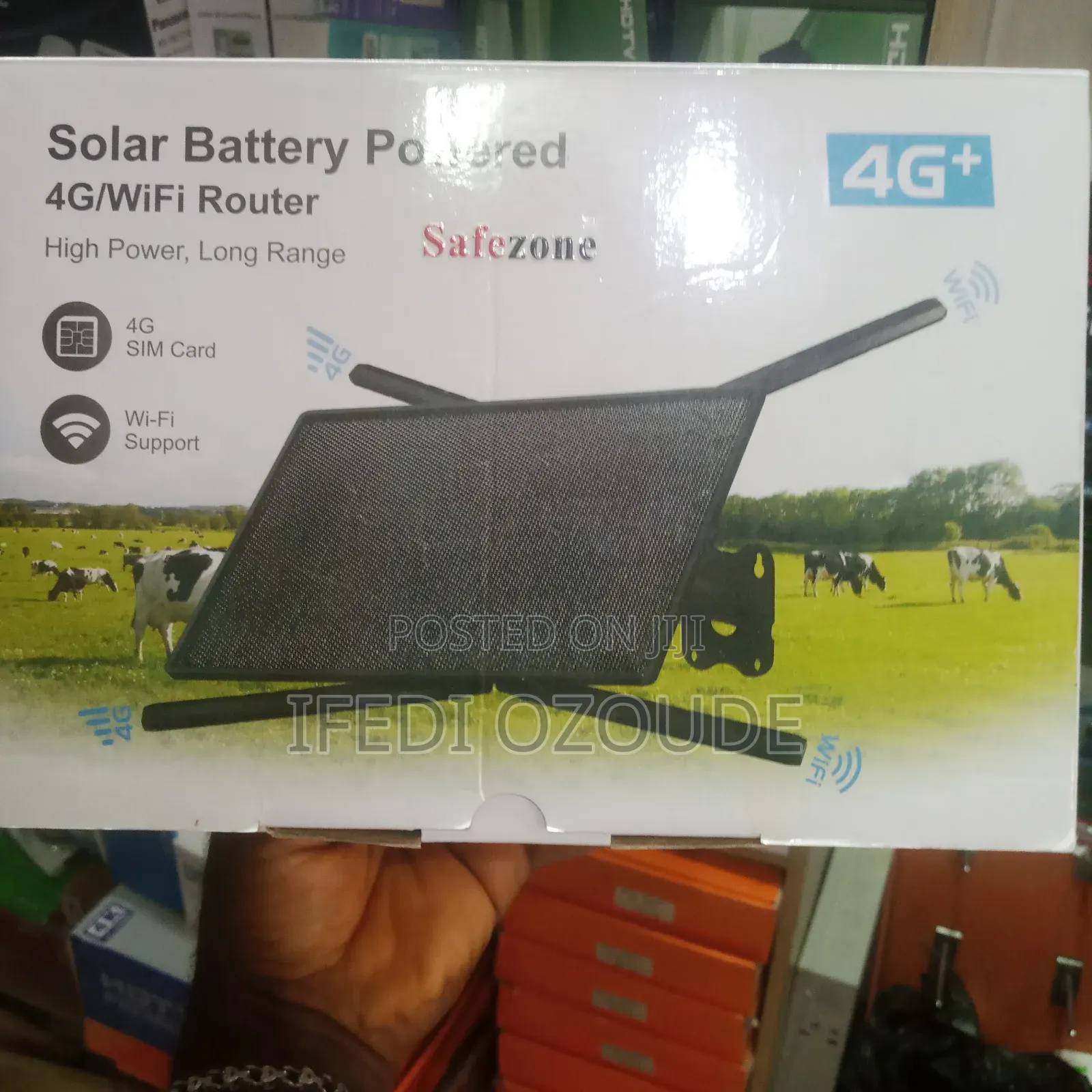 4g Battery Powered Universal Solar Wifi Router