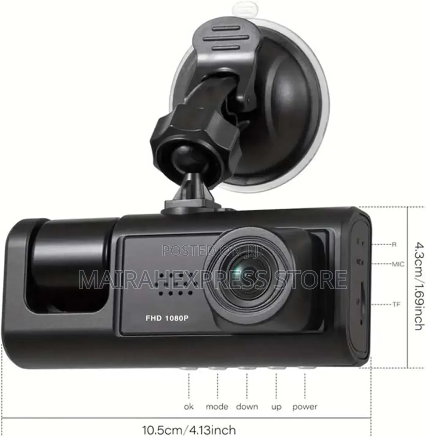 Black Box Traffic Recorder Dash Cam for Vehicle: With G-Sensor Dashcam