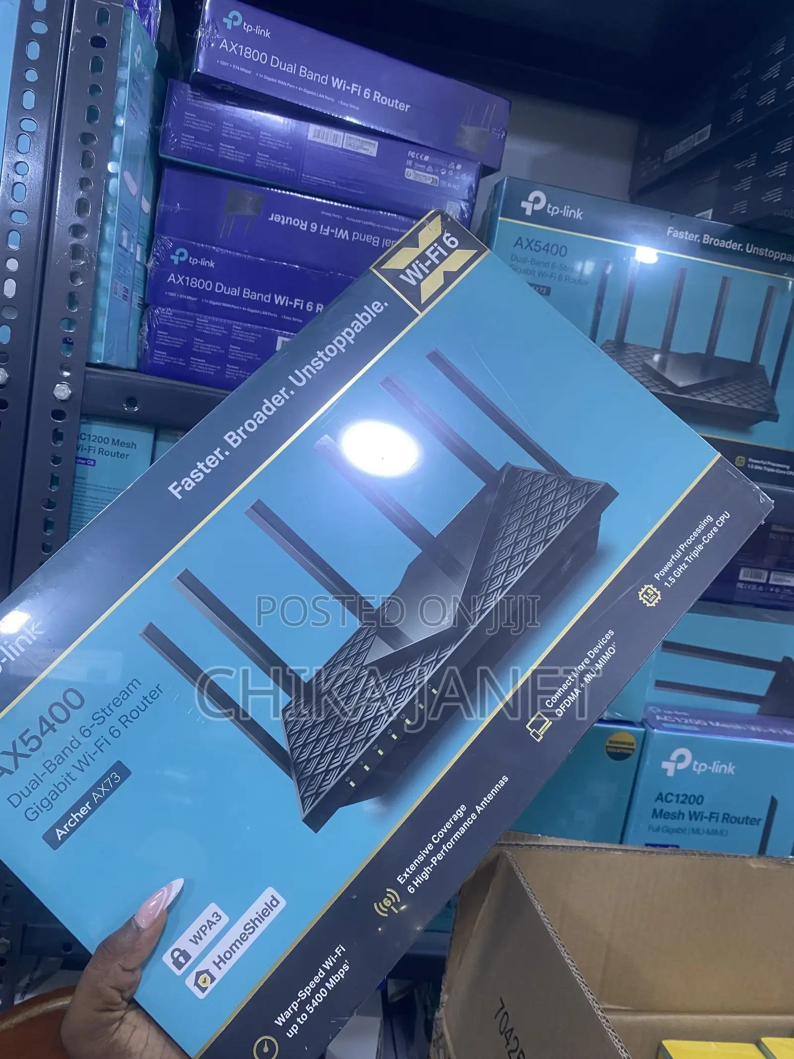 Ax5400 Dual Band 6-Stream Gigabit Wifi 6 Router