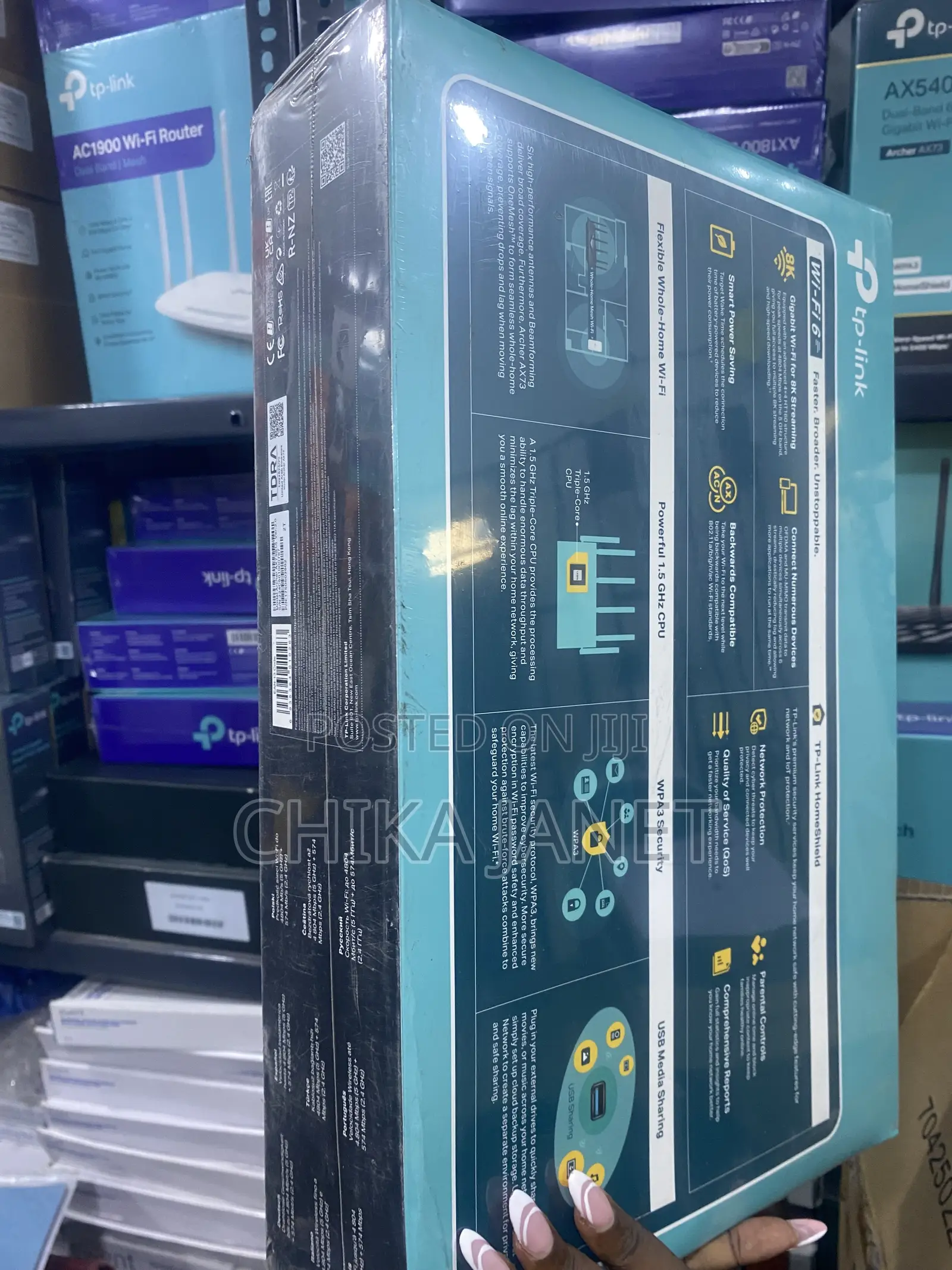 Ax5400 Dual Band 6-Stream Gigabit Wifi 6 Router