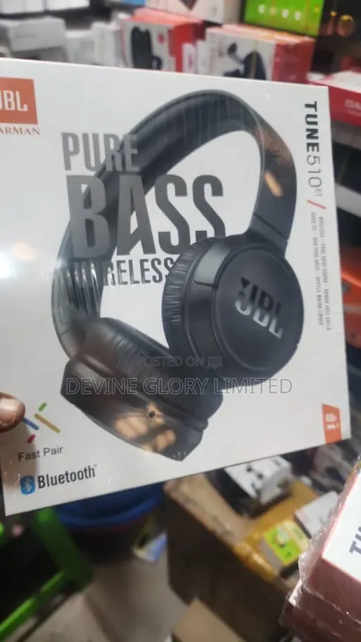 JBL Tune 510bt Wireless Bluetooth on-Ear Headphones