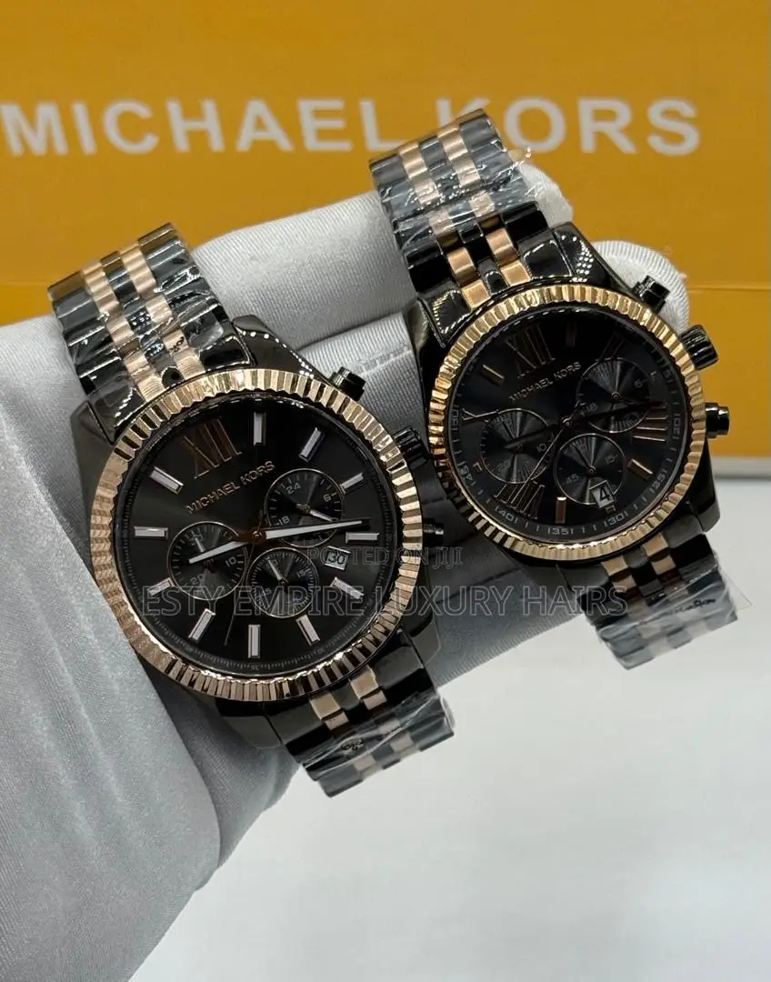 High Quality Luxury Michael Kora Couple Chain Wristwatches