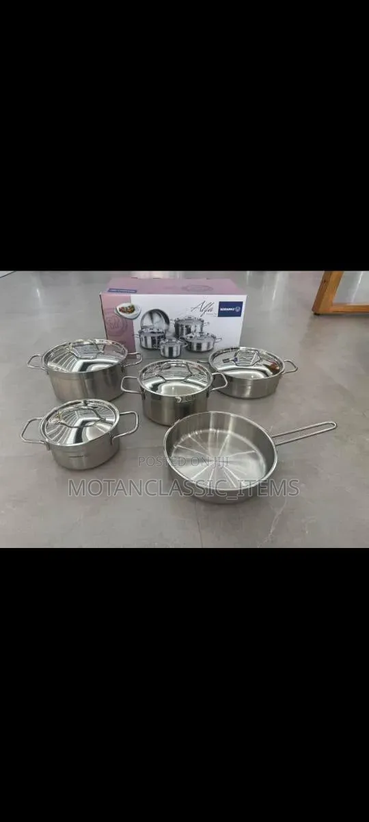 Stainless Steel Pot Set (Korkmaz)
