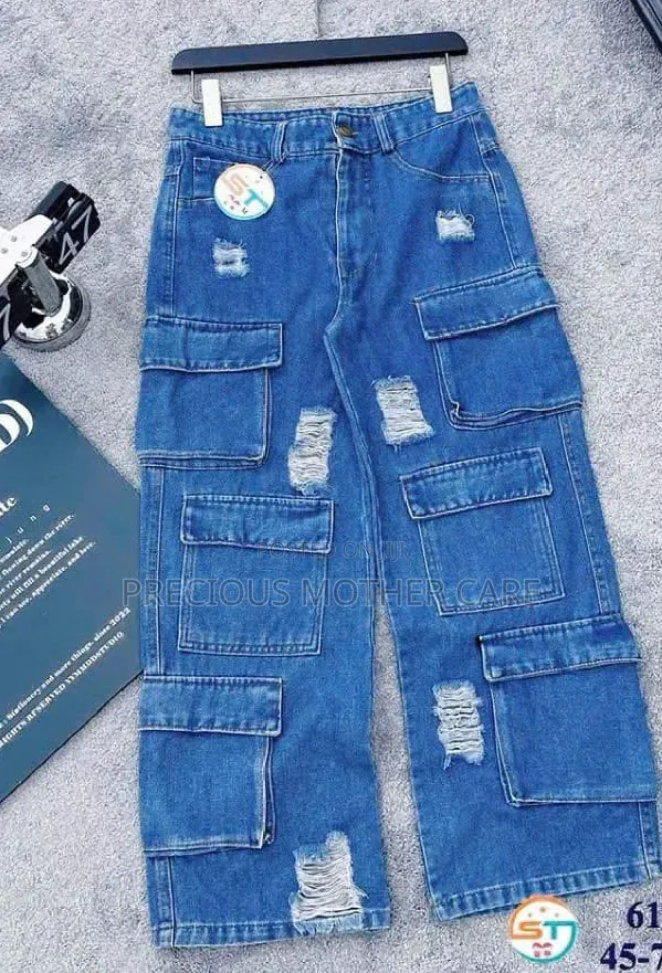 Quality Children Teenagers Bagging, Cargo Jean