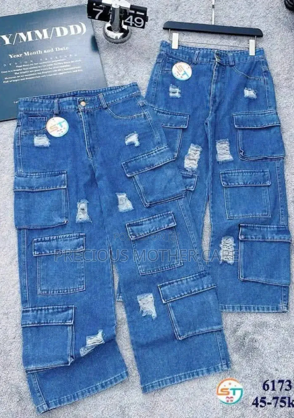 Quality Children Teenagers Bagging, Cargo Jean