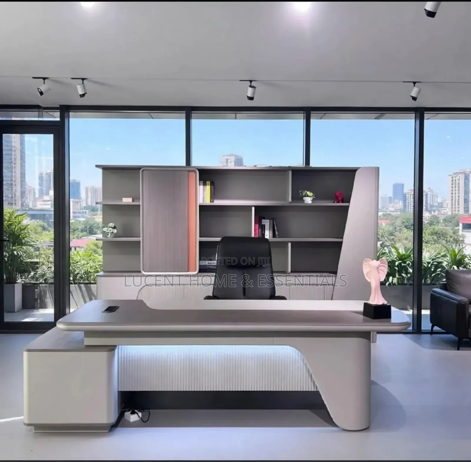 Ultra-modern L-shaped Executive Table