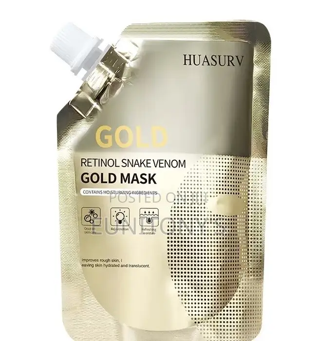 Golden Face Mask