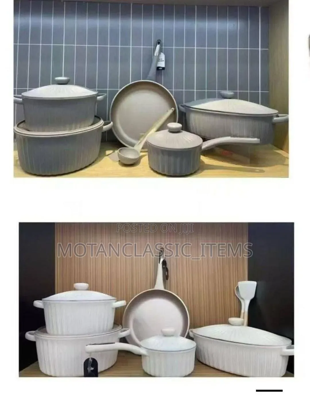 Uakeen Ceramic Cookware Set (High-Quality) 5pcs